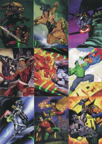 DC vs Marvel Holo F/X Chase Card Set 12 Cards Fleer 1995   - TvMovieCards.com