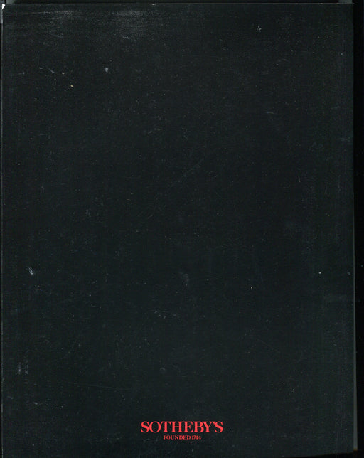 Sothebys Auction Catalog May 4 1993 Contemporary Art Part II New York   - TvMovieCards.com