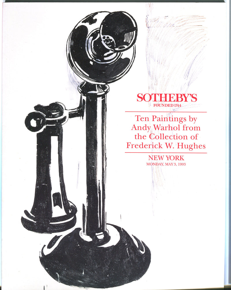 Sothebys Auction Catalog May 1993 10 Paintings by Andy Warhol Hughes Collection   - TvMovieCards.com