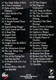 Castle Seasons 3 & 4 Base Card Set 72 Cards Cryptozoic 2014   - TvMovieCards.com