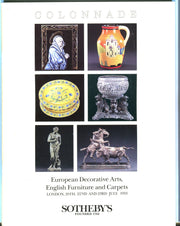 Sothebys Auction Catalog July 1993 European Decorative Arts Furniture & Carpets   - TvMovieCards.com