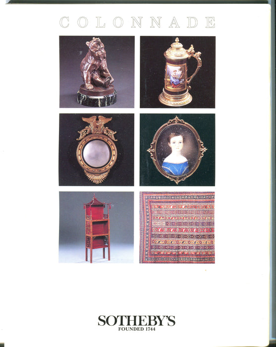 Sothebys Auction Catalog July 1993 European Decorative Arts Furniture & Carpets   - TvMovieCards.com