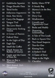 Castle Seasons 1 & 2 Base Card Set 72 Cards Cryptozoic 2012   - TvMovieCards.com