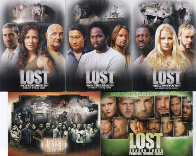 Lost Mixed Seasons Promo Card Lot 5 Cards   - TvMovieCards.com