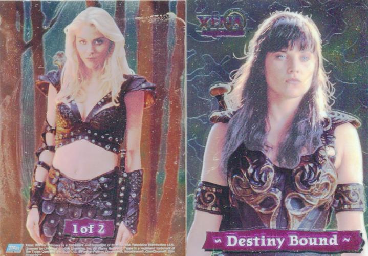 Xena Series III Three Topps Destiny Bound Chase Card Set   - TvMovieCards.com