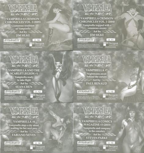 Vampirella New Series 3-D Lenticular Chase Card Set 15 Cards   - TvMovieCards.com