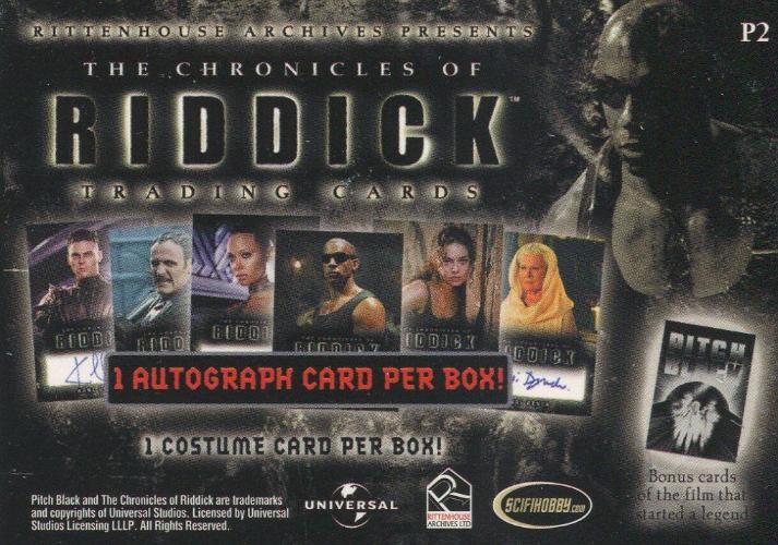 Chronicles of Riddick Promo Card P2   - TvMovieCards.com