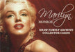 Marilyn Monroe Shaw Family Archive Base Card Set 72 Cards   - TvMovieCards.com