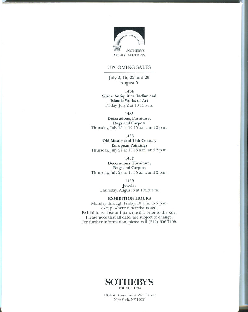 Sothebys Auction Catalog June 30 1993 Modern Contemporary Paintings Drawings   - TvMovieCards.com