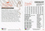 Marilyn Monroe Shaw Family Archive Base Card Set 72 Cards   - TvMovieCards.com