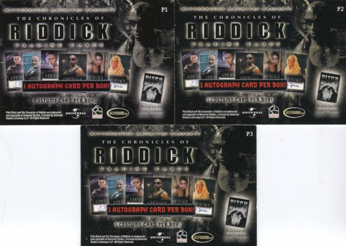 Chronicles of Riddick Promo Card Set   - TvMovieCards.com