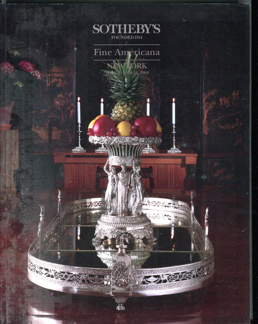 Sothebys Auction Catalog June 23 & 24 1993 Fine Americana New York   - TvMovieCards.com