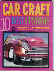 Feb 1963 Car Craft Magazine - 10 Best Customs 1950 Mercury Ford Fairlane   - TvMovieCards.com