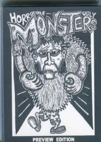 Horrible Ugly Monsters Preview Card Set 9 Cards and Autograph   - TvMovieCards.com
