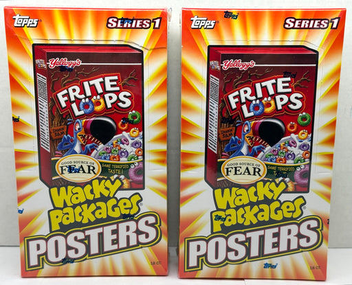 (2) Wacky Packages Series 1 Posters Card Box 18 Packs Topps 2012   - TvMovieCards.com