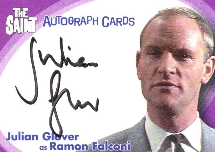 Saint The Very Best of The Saint Julian Glover Autograph Card SA14   - TvMovieCards.com