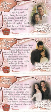 Charmed Forever And They Lived Happily Ever After Chase Card Set LH1 thru LH3   - TvMovieCards.com