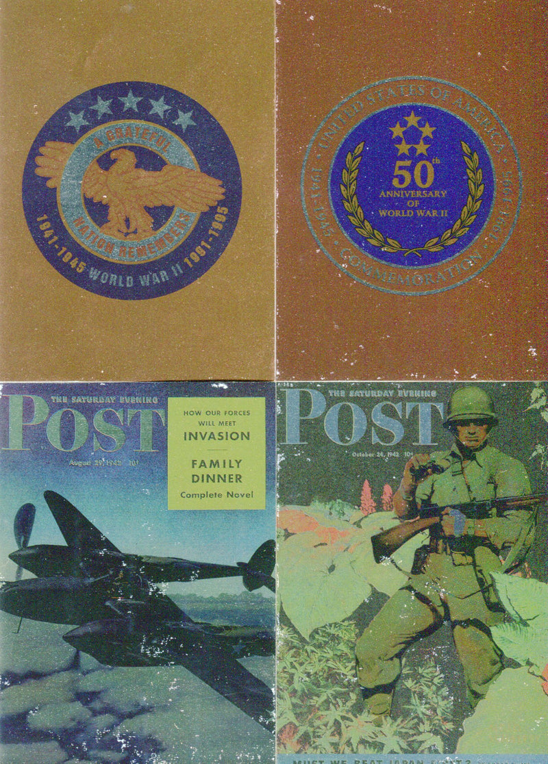 World War II A Grateful Nation Remembers Tekchrome Chase Card Set 10 Cards   - TvMovieCards.com