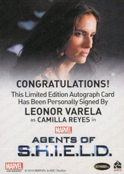 Agents of S.H.I.E.L.D. Season 1 Leonor Varela Autograph Card   - TvMovieCards.com