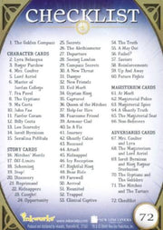 Golden Compass Movie Base Card Set 72 Cards Inkworks 2007   - TvMovieCards.com