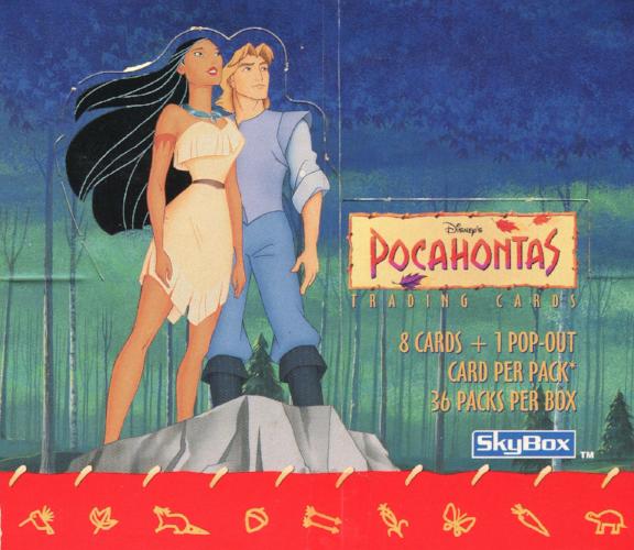 Pocahontas Disney Movie Unsealed Card Box 36 Sealed Packs Skybox 1995   - TvMovieCards.com