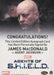 Agents of S.H.I.E.L.D. Season 1 James MacDonald Autograph Card   - TvMovieCards.com