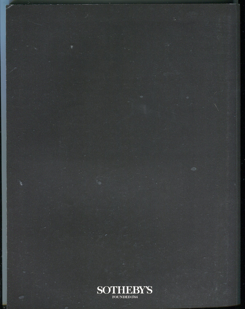 Sothebys Auction Catalog Oct 16 1993 Important English Furniture & Decorations   - TvMovieCards.com