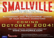 Smallville Season Three Promo Card SM3-Internet Symbol Inkworks   - TvMovieCards.com