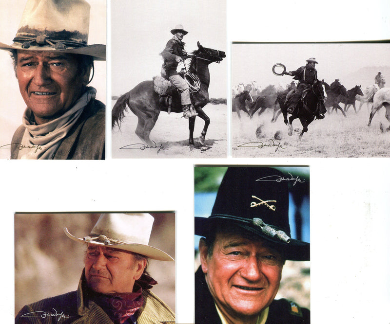 John Wayne The Duke Promo Card Set 5 Cards Breygent 2005   - TvMovieCards.com