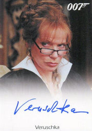 James Bond 50th Anniversary Series One Verushchka Autograph Card   - TvMovieCards.com
