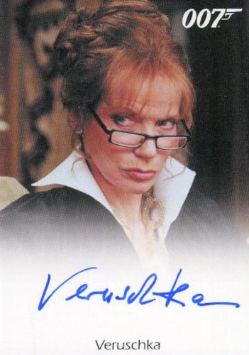 James Bond 50th Anniversary Series One Verushchka Autograph Card   - TvMovieCards.com