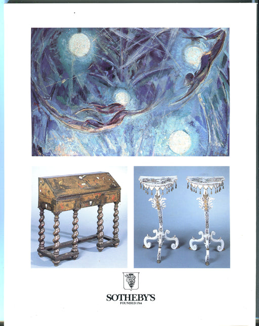 Sothebys Auction Catalog Oct 5 1993 Mobili Dipinti Antichie e del XIX Secolo   - TvMovieCards.com