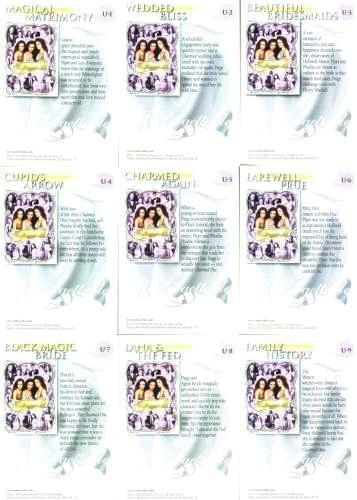 Charmed Destiny Unforgettable Foil Puzzle Chase Card Set U-1 thru U-9   - TvMovieCards.com