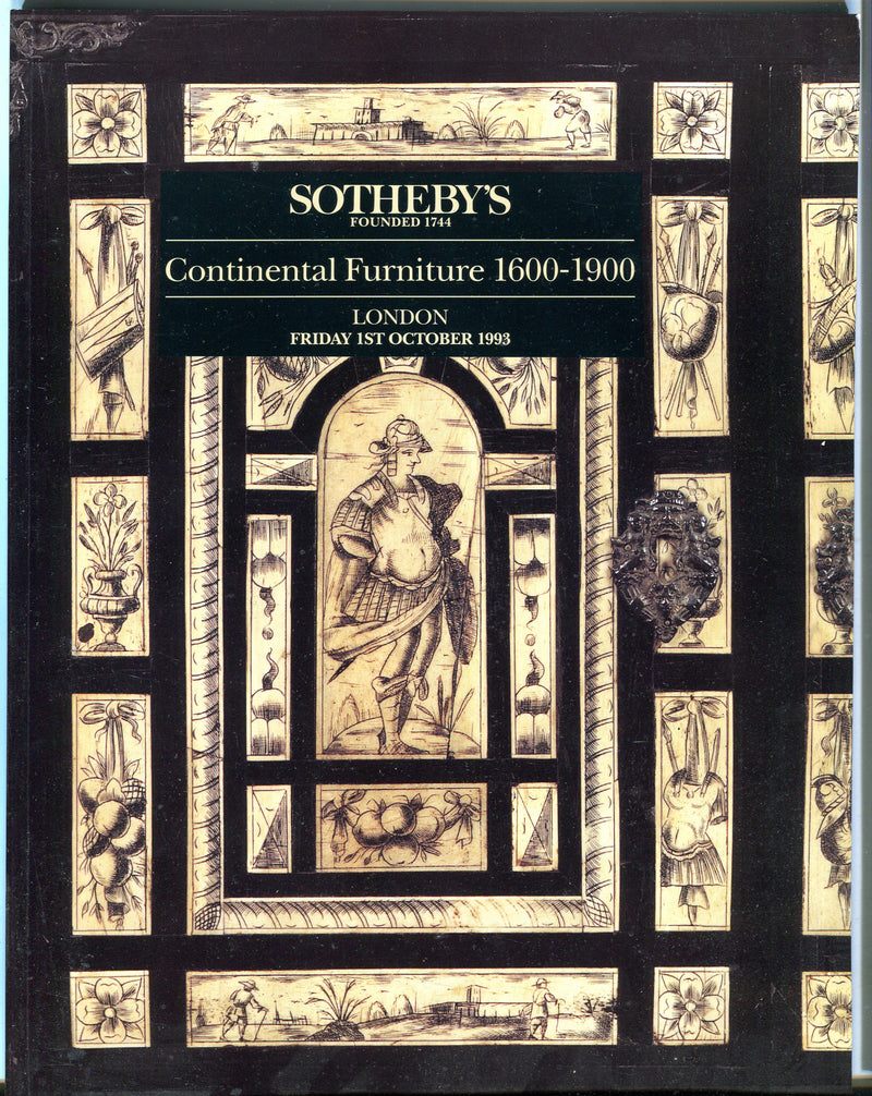 Sothebys Auction Catalog Oct 1 1993 Continental Furniture 1600-1900   - TvMovieCards.com