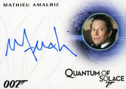 James Bond Archives 2015 Edition Mathieu Amalric Autograph Card A273   - TvMovieCards.com