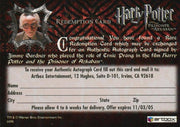 Harry Potter Prisoner of Azkaban Update Jimmy Gardner Autograph Redemption Card   - TvMovieCards.com