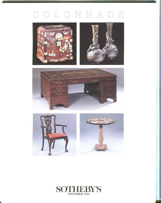 Sothebys Auction Catalog Sept 10 1993 Oriental Art & English Furniture   - TvMovieCards.com