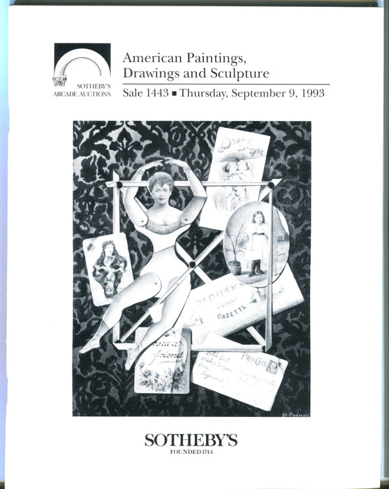 Sothebys Auction Catalog Sept 9 1993 American Paintings Drawings & Sculpture   - TvMovieCards.com