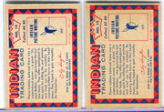 1959 Fleer Indian Trading Cards - Buffalo Horn Head Dress #19 & Variant   - TvMovieCards.com