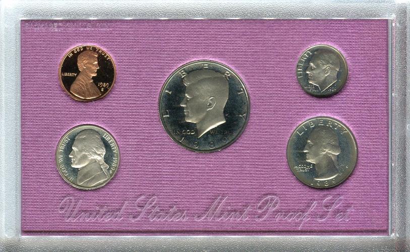 United States Mint Proof Coin Set 1989   - TvMovieCards.com