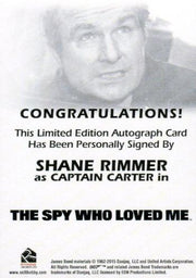 James Bond Archives Final Edition 2017 Shane Rimmer Autograph Card   - TvMovieCards.com