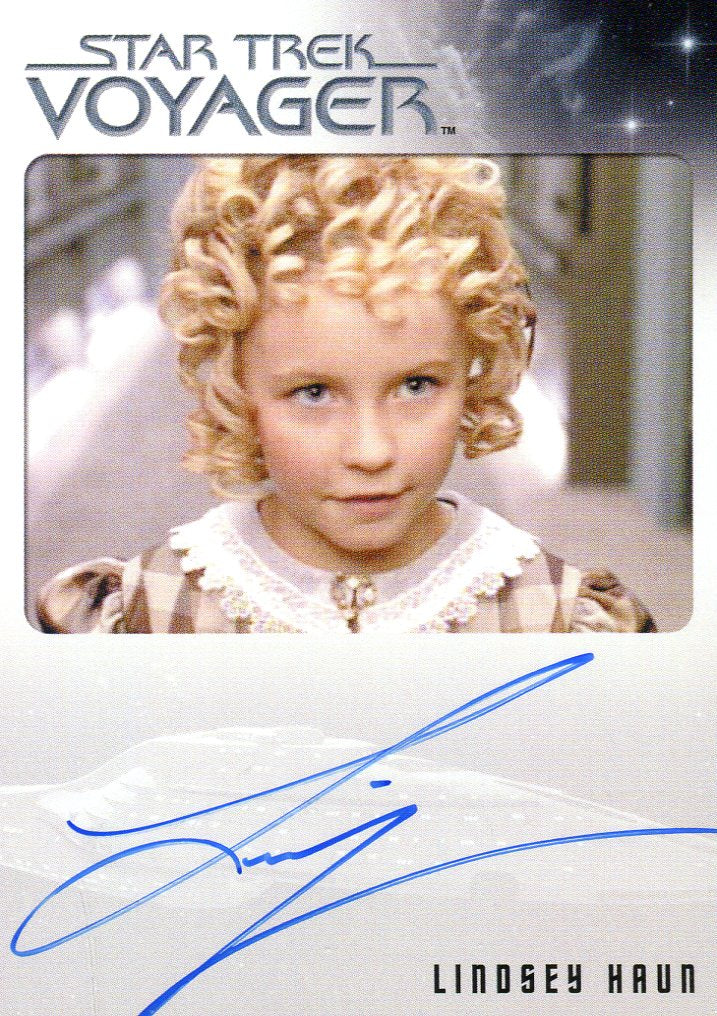 Star Trek Voyager Heroes Villains Autograph Card Lindsey Haun as Beatrice   - TvMovieCards.com