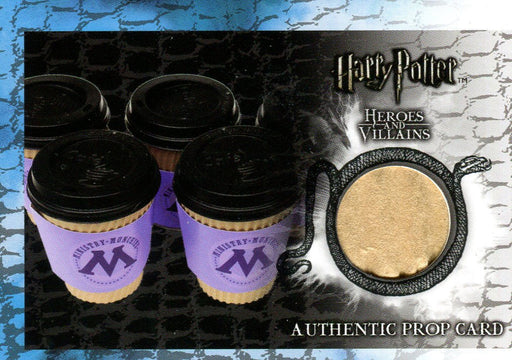 Harry Potter Heroes & Villains Coffee Cups Prop Card P10 HP #010/160   - TvMovieCards.com
