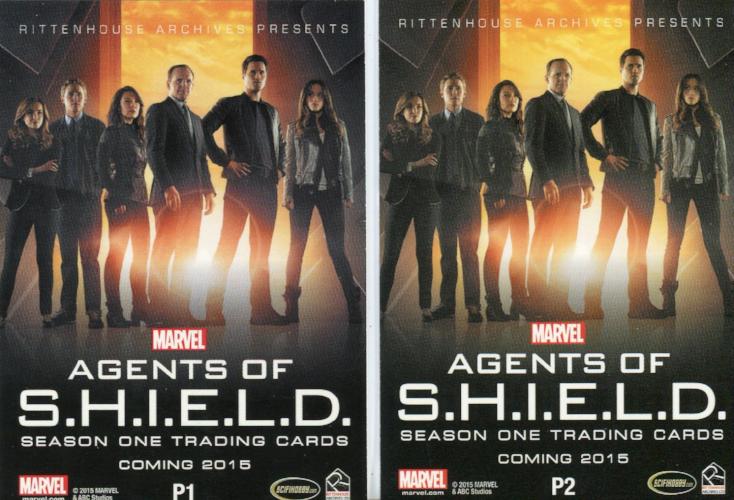 Agents of S.H.I.E.L.D. Season 1 Promo Card Set 2 Cards   - TvMovieCards.com