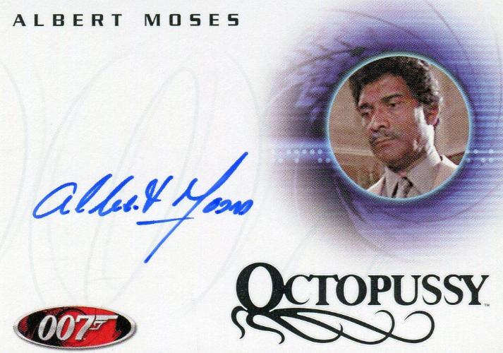 James Bond in Motion 2008 Albert Moses as Sadruddin Autograph Card A82   - TvMovieCards.com