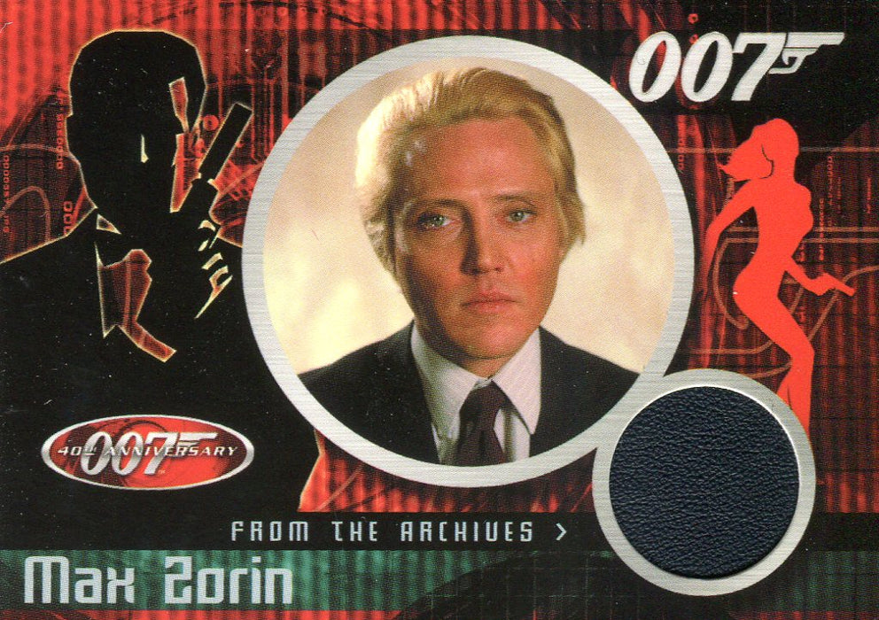 James Bond 40th Anniversary Christopher Walken Costume Card CC2   - TvMovieCards.com