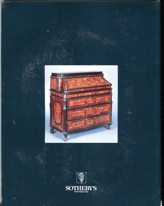 Sothebys Auction Catalog December 14 1993 Mobili, Argenti, XIX Secolo   - TvMovieCards.com
