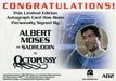 James Bond in Motion 2008 Albert Moses as Sadruddin Autograph Card A82   - TvMovieCards.com