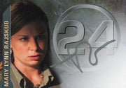24 Twenty Four Season 3 Mary Lynn Rajskub as Chloe O'Brien Autograph Card A6   - TvMovieCards.com