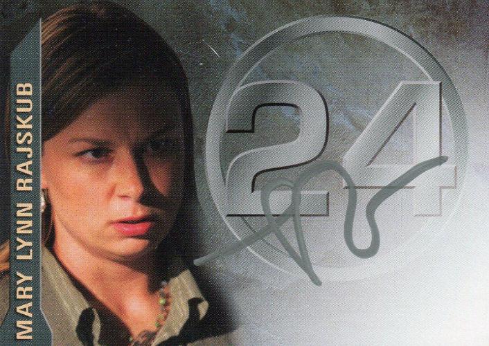 24 Twenty Four Season 3 Mary Lynn Rajskub as Chloe O'Brien Autograph Card A6   - TvMovieCards.com